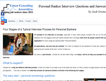 Tablet Screenshot of personalbankerinterviewquestions.com